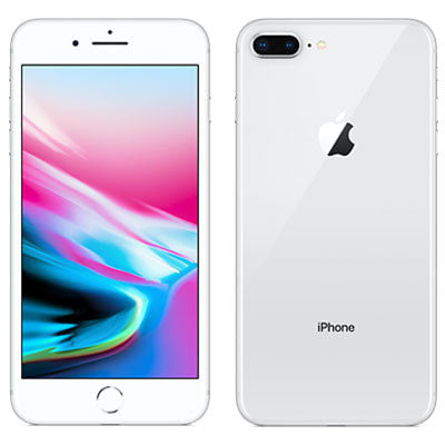 【SIMロック解除済】au iPhone8 Plus 64GB A1898 (MQ9L2J/A) シルバー