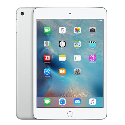 【SIMロック解除済】【第4世代】SoftBank iPad mini4 Wi-Fi+Cellular 128GB シルバー MK772J/A A1550