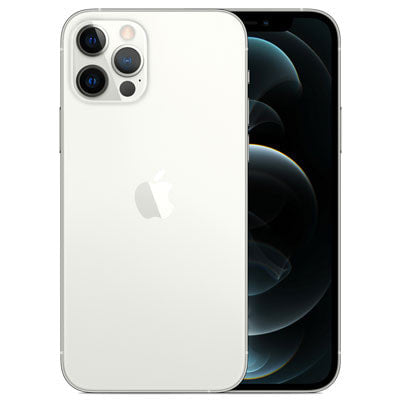 【SIMロック解除済】【ネットワーク利用制限▲】au iPhone12 Pro A2406 (MGM63J/A) 128GB シルバー