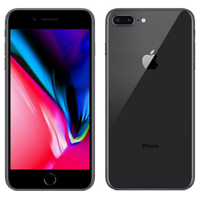 【SIMロック解除済】au iPhone8 Plus 64GB　A1898 (MQ9K2J/A) スペースグレイ