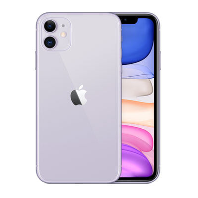 【SIMロック解除済】【ネットワーク利用制限▲】Softbank iPhone11 64GB A2221 (MWLX2J/A) パープル